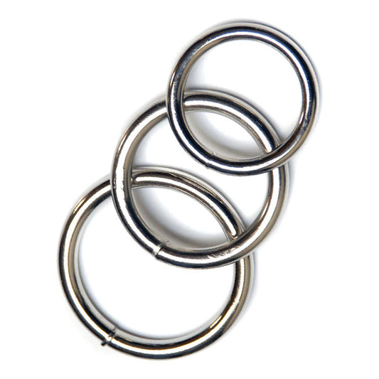 STOCKROOM - KINKLAB STEEL O''RINGS - 3 PACK