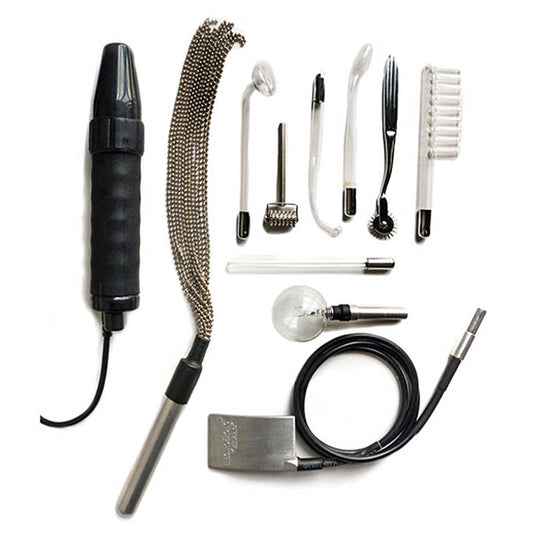 STOCKROOM - KINKLAB AGENT NOIR NEON WAND ELECTROSEX KIT