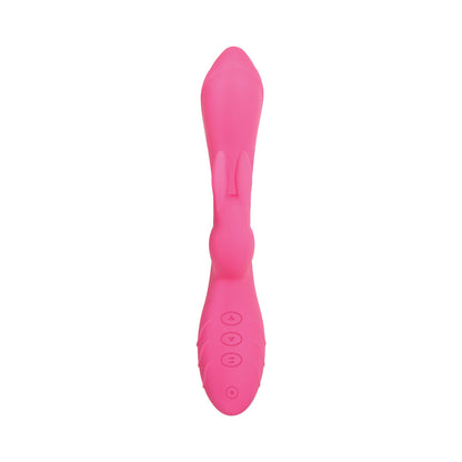 EVOLVED - BUNNY KISSES RECHARGEABLE SILICONE RABBIT VIBRATOR PINK