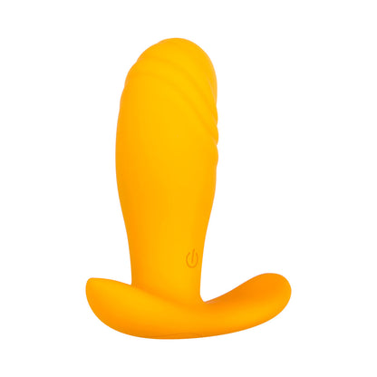 EVOLVED - CREAMSICLE RECHARGEABLE REMOTE-CONTROLLED SILICONE G-SPOT AND PROSTATE MASSAGER ORANGE