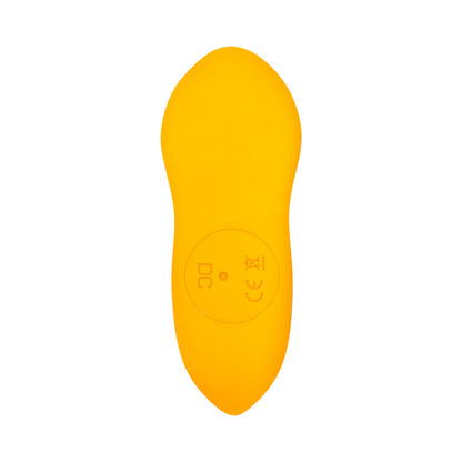 EVOLVED - CREAMSICLE RECHARGEABLE REMOTE-CONTROLLED SILICONE G-SPOT AND PROSTATE MASSAGER ORANGE