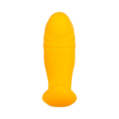 EVOLVED - CREAMSICLE RECHARGEABLE REMOTE-CONTROLLED SILICONE G-SPOT AND PROSTATE MASSAGER ORANGE