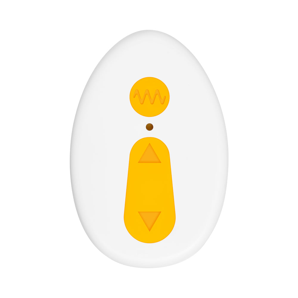 EVOLVED - CREAMSICLE RECHARGEABLE REMOTE-CONTROLLED SILICONE G-SPOT AND PROSTATE MASSAGER ORANGE