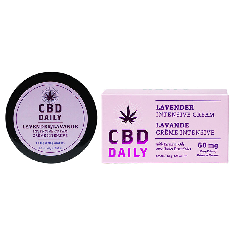 CBD DAILY LAVENDER TRIPLE STRENGTH INTENSIVE CREAM 1.7 OZ.