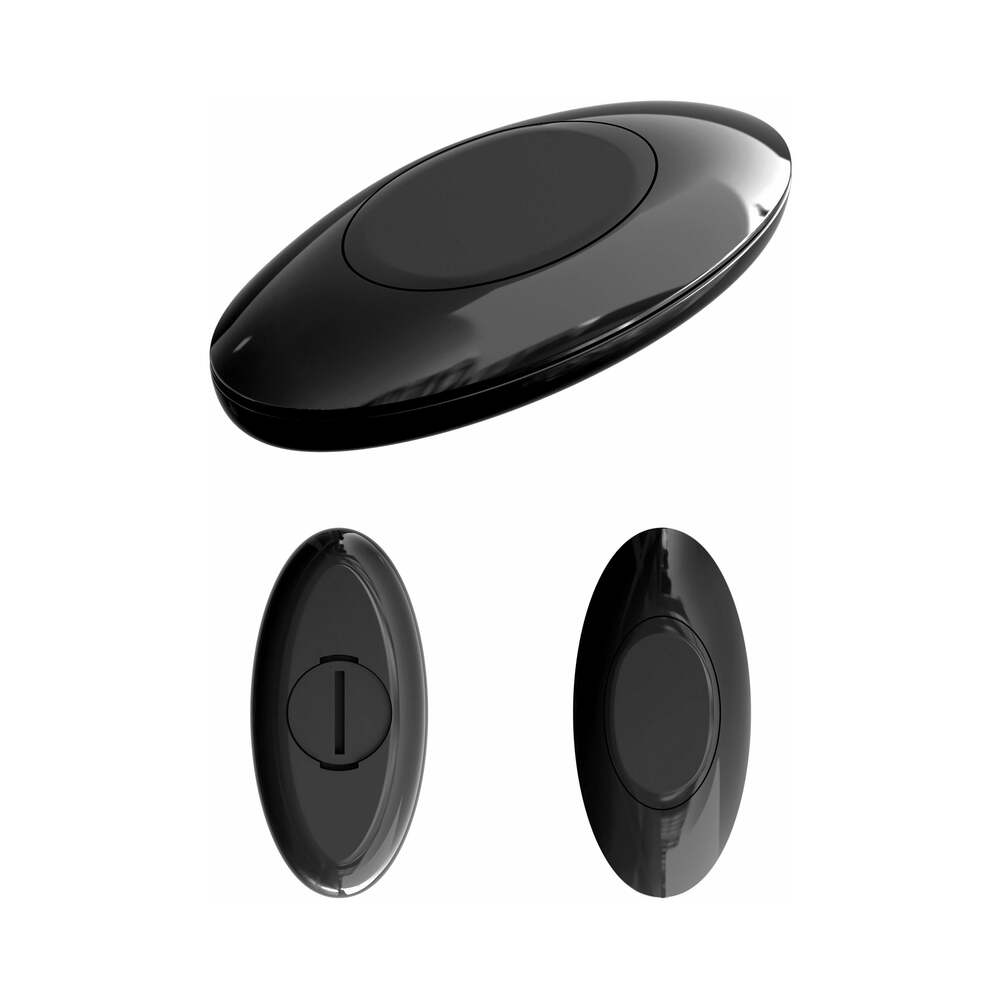 3SOME WALL BANGER VIBRATING ANAL BEADS WITH SUCTION CUP BLACK