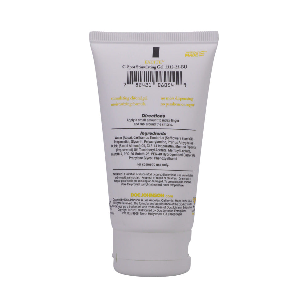 DOC JOHNSON - EXCITE C-SPOT STIMULATING CREAM 2 OZ.