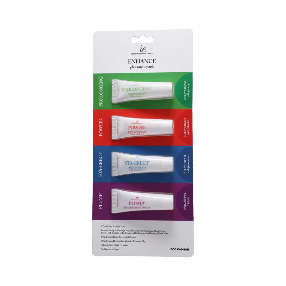 DOC JOHNSON - ENHANCE PLEASURE 4-PACK