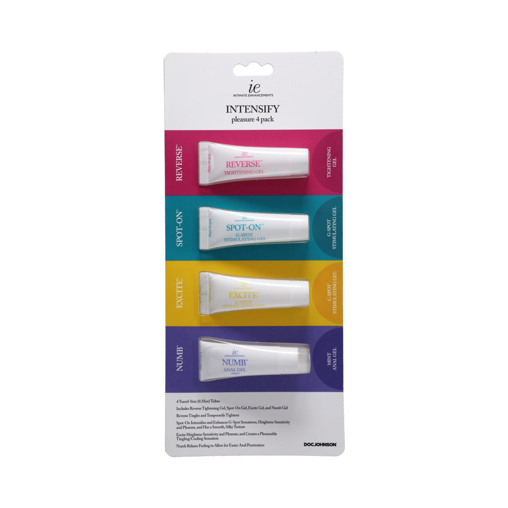 DOC JOHNSON - INTENSIFY PLEASURE 4-PACK
