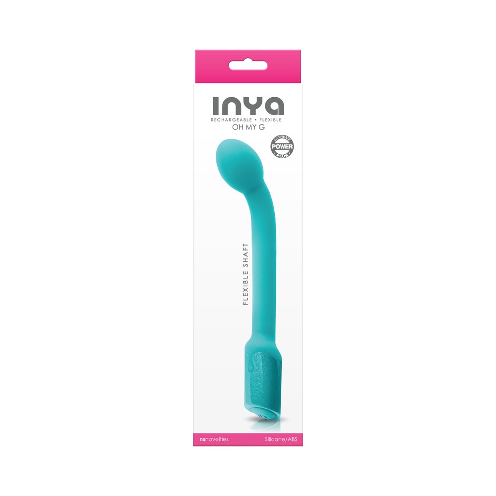 NS NOVELTIES - INYA OH MY G RECHARGEABLE FLEXIBLE VIBRATOR TEAL