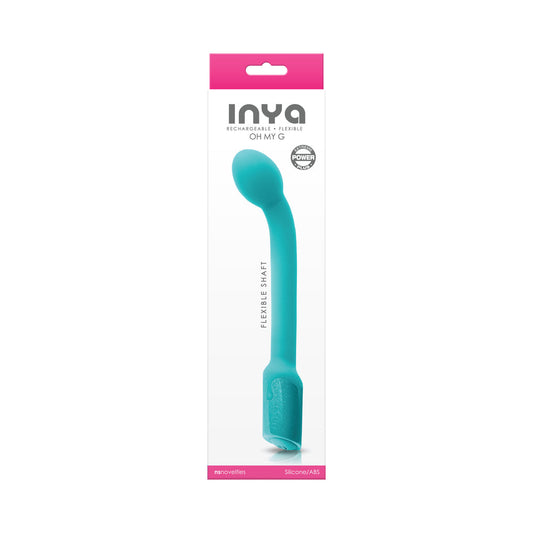 NS NOVELTIES - INYA OH MY G RECHARGEABLE FLEXIBLE VIBRATOR TEAL