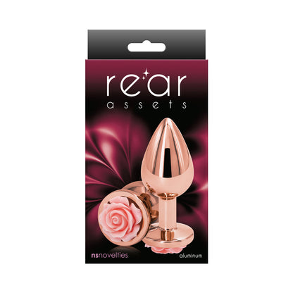 NS NOVEDADES - ENCHUFE ANAL ROSA DE ACTIVO TRASERO MEDIANO
