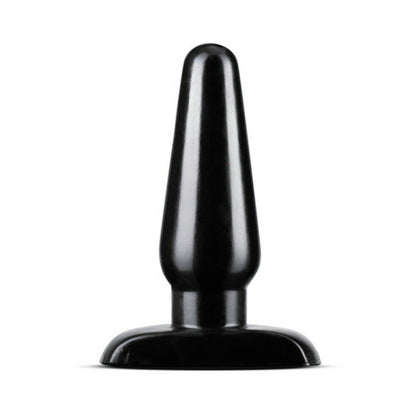 ANAL ADVENTURES BASIC ANAL PLUG MEDIUM BLACK