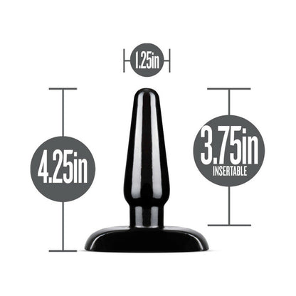 ANAL ADVENTURES BASIC ANAL PLUG SMALL BLACK