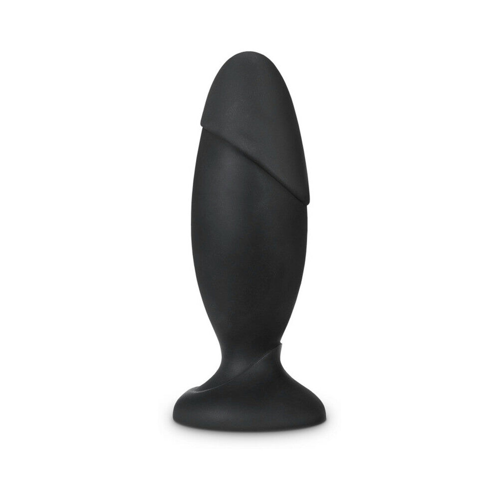 BLUSH - ANAL ADVENTURES PLATINUM SILICONE ROCKET PLUG BLACK