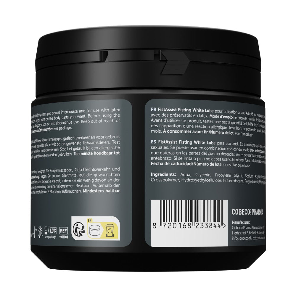 COBECO - FIST ASSIST FISTING WHITE LUBE 500ML
