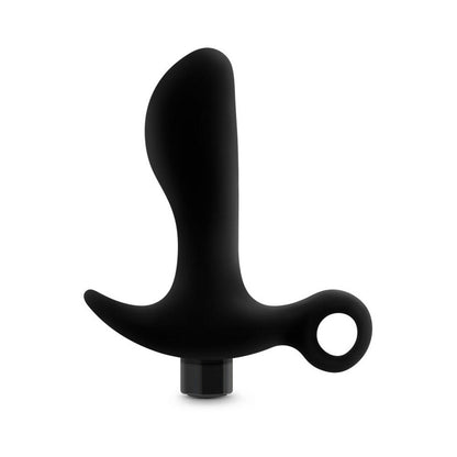 ANAL ADVENTURES PLATINUM SILICONE RECHARGEABLE VIBRATING PROSTATE MASSAGER 01