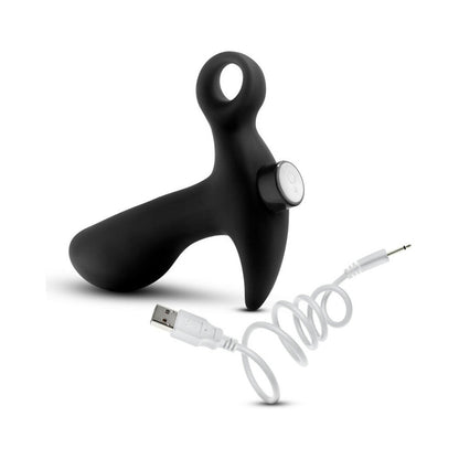 BLUSH - ANAL ADVENTURES PLATINUM SILICONE RECHARGEABLE VIBRATING PROSTATE MASSAGER 01