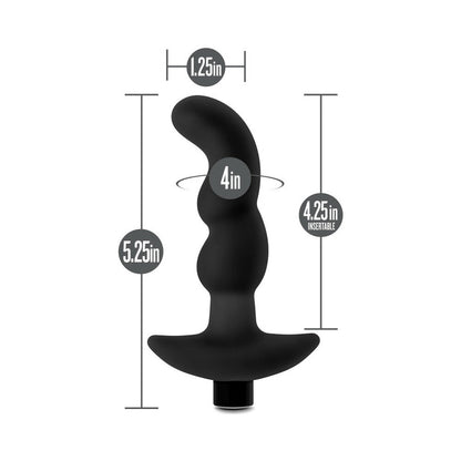 BLUSH - ANAL ADVENTURES PLATINUM SILICONE RECHARGEABLE VIBRATING PROSTATE MASSAGER 03