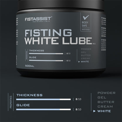 COBECO - FIST ASSIST FISTING WHITE LUBE 500ML