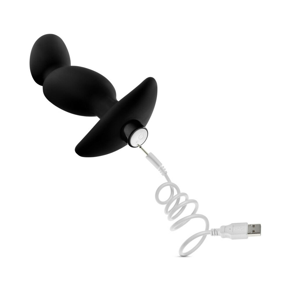 ANAL ADVENTURES PLATINUM SILICONE RECHARGEABLE VIBRATING PROSTATE MASSAGER 04