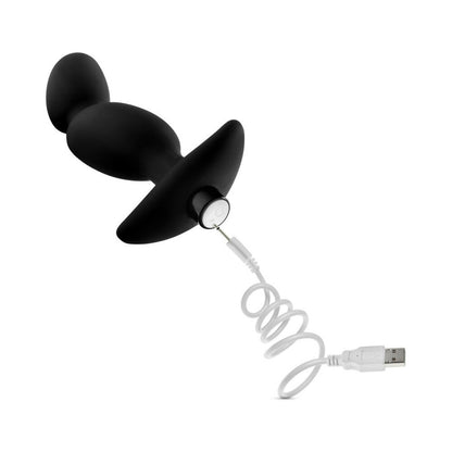 ANAL ADVENTURES PLATINUM SILICONE RECHARGEABLE VIBRATING PROSTATE MASSAGER 04