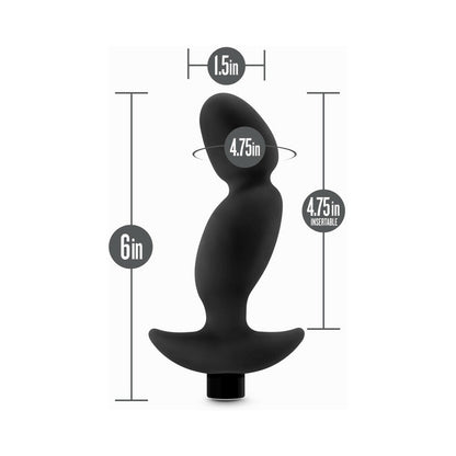 ANAL ADVENTURES PLATINUM SILICONE RECHARGEABLE VIBRATING PROSTATE MASSAGER 04