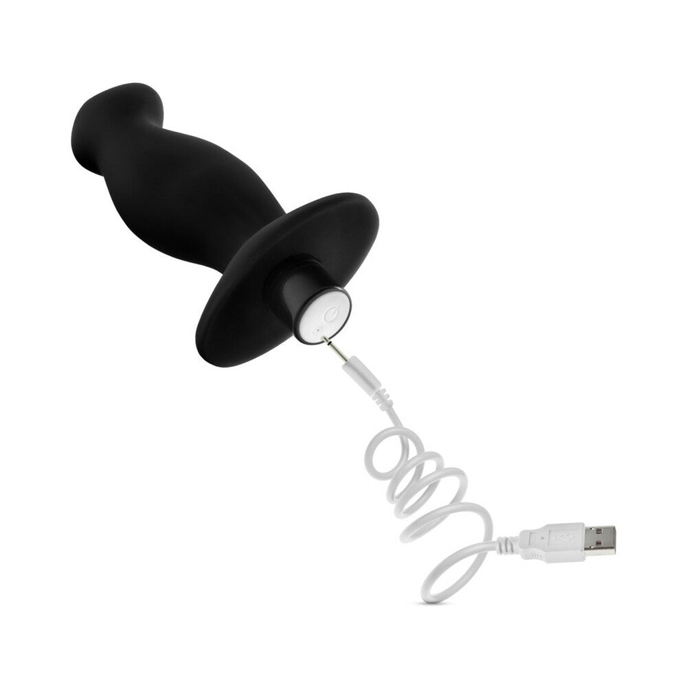 ANAL ADVENTURES PLATINUM SILICONE RECHARGEABLE VIBRATING PROSTATE MASSAGER 02