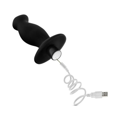 ANAL ADVENTURES PLATINUM SILICONE RECHARGEABLE VIBRATING PROSTATE MASSAGER 02