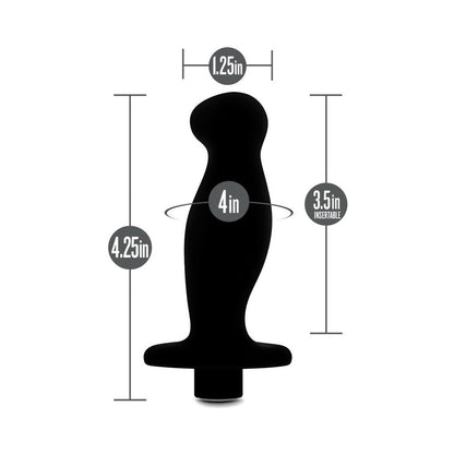 ANAL ADVENTURES PLATINUM SILICONE RECHARGEABLE VIBRATING PROSTATE MASSAGER 02