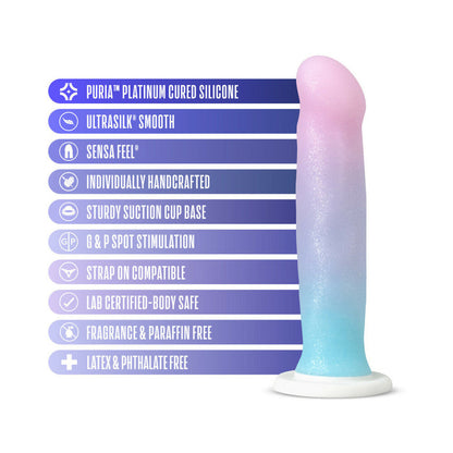 BLUSH - AVANT D17 LUCKY 8 IN. SILICONE DILDO