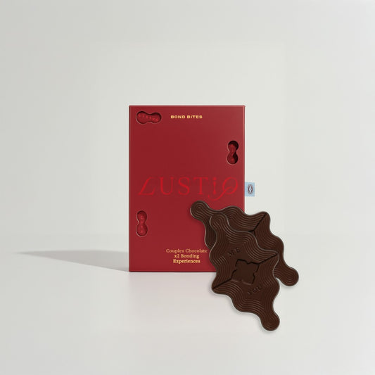 LUSTIQ - LUSTIQ BOND BITES - CHOCOLATE WITH APHRODISIACS FOR COUPLES (2PCS)