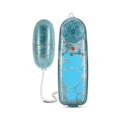 BLUSH - B YOURS GLITTER POWER BULLET REMOTE CONTROLLED EGG VIBRATOR