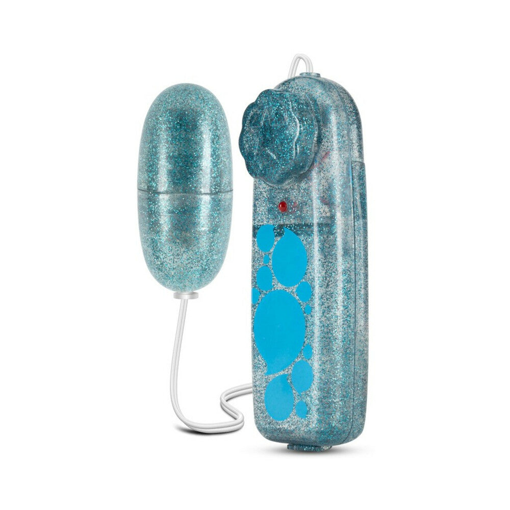 BLUSH - B YOURS GLITTER POWER BULLET REMOTE CONTROLLED EGG VIBRATOR