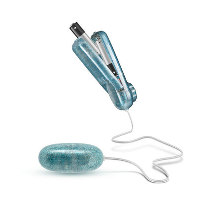 BLUSH - B YOURS GLITTER POWER BULLET REMOTE CONTROLLED EGG VIBRATOR