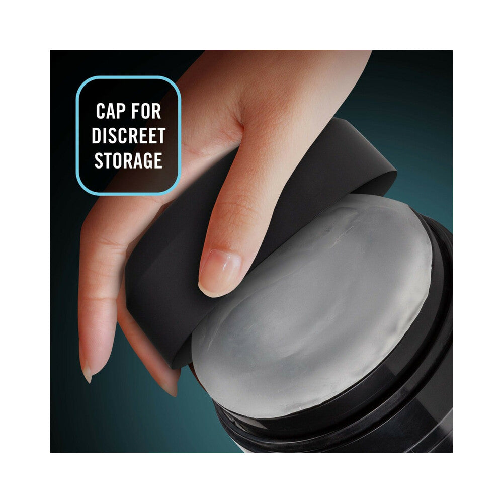 BLUSH M FOR MEN TORCH JOYRIDE RECHARGEABLE HANDS-FREE THRUSTING MASTURBATOR FROSTED