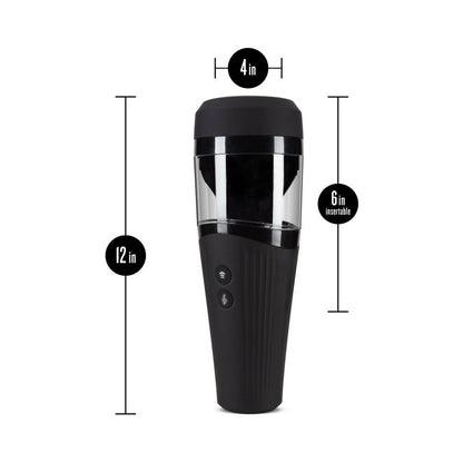 BLUSH M FOR MEN TORCH JOYRIDE RECHARGEABLE HANDS-FREE THRUSTING MASTURBATOR FROSTED