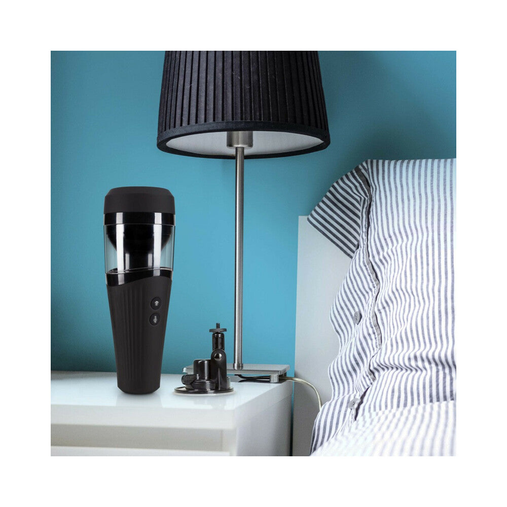 BLUSH M FOR MEN TORCH JOYRIDE RECHARGEABLE HANDS-FREE THRUSTING MASTURBATOR FROSTED