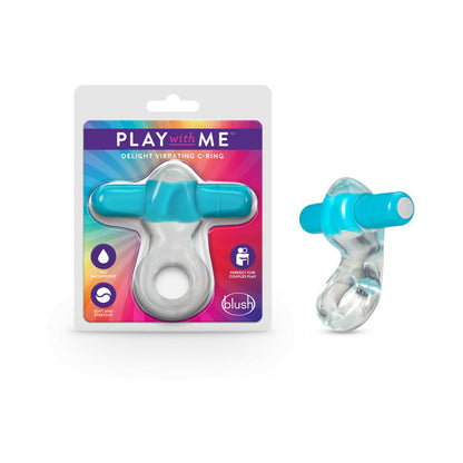 BLUSH - PLAY WITH ME DELIGHT VIBRATING C-RING BLUE