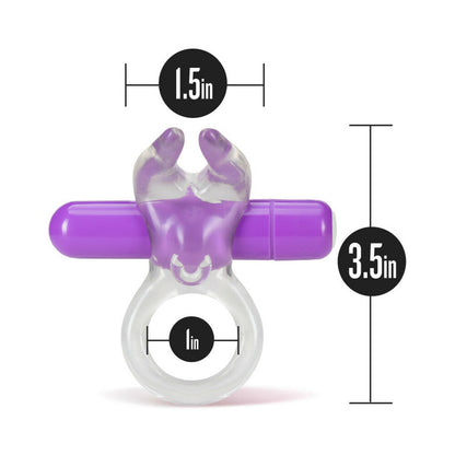 PLAY WITH ME BULL VIBRATING C-RING PURPLE