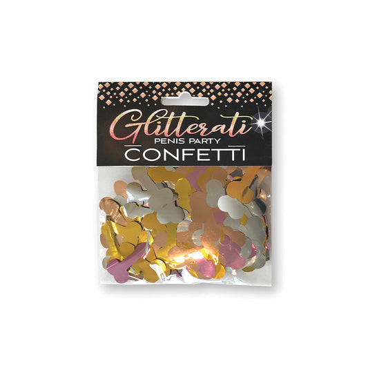 LITTLE GENIE - GLITTERATI PENIS PARTY CONFETTI ASSORTED COLOR