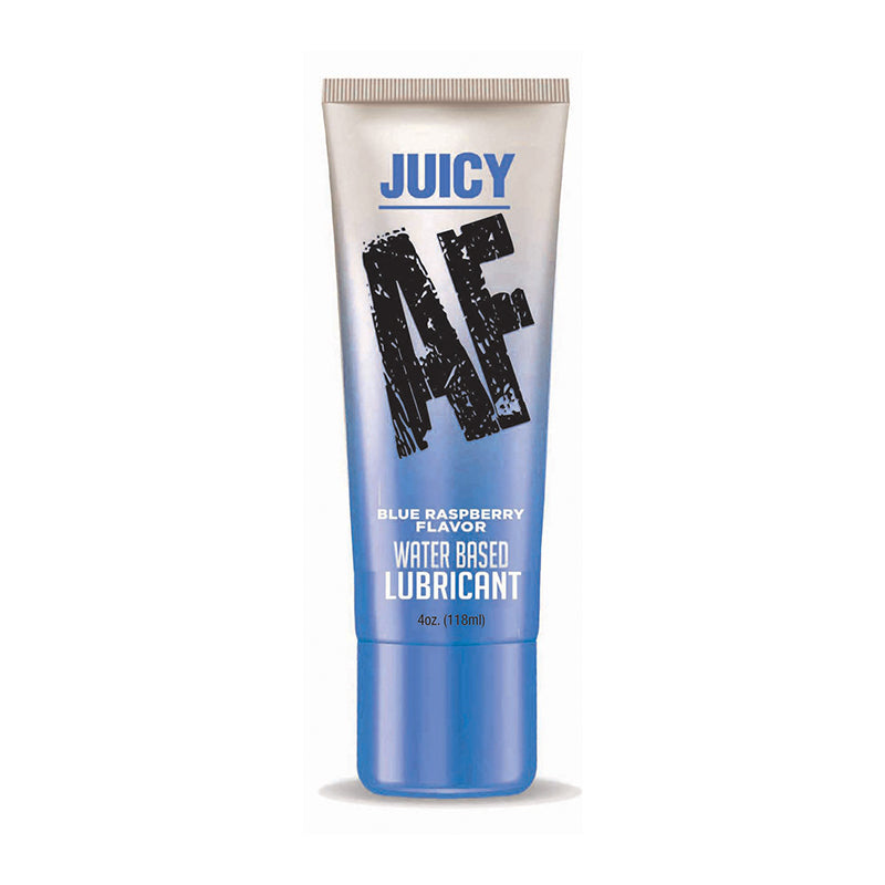 LITTLE GENIE - LUBRICANTE ÍNTIMO CON BASE DE AGUA JUICY AF FRAMBUESA AZUL 4 OZ.