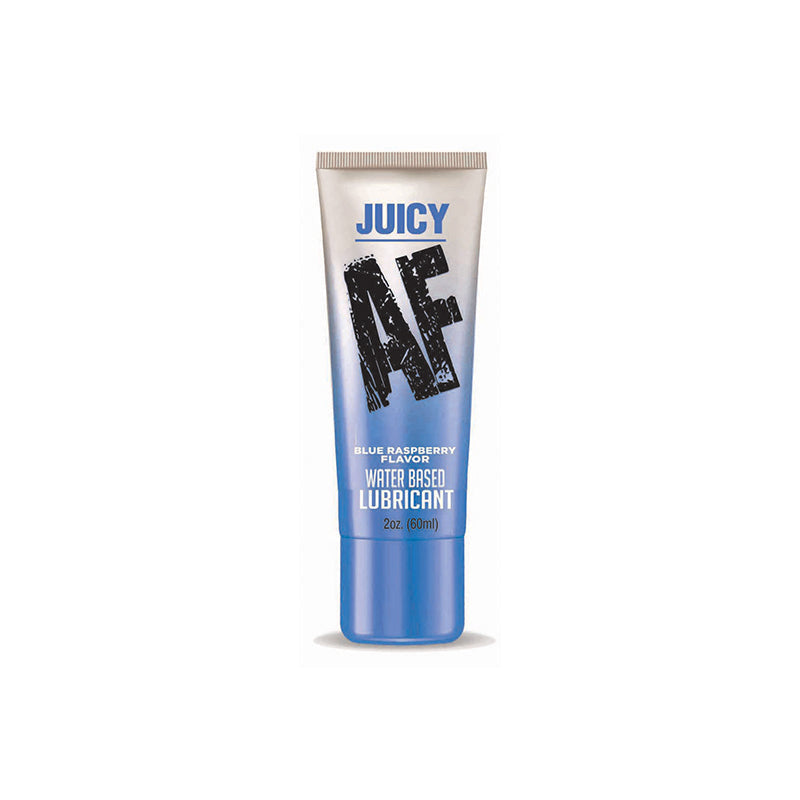 LITTLE GENIE - JUICY AF WATER BASED LUBRICANT BLUE RASPBERRY 2 OZ.
