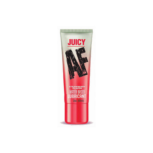 LITTLE GENIE - JUICY AF WATER-BASED LUBRICANT STRAWBERRY 2 OZ.
