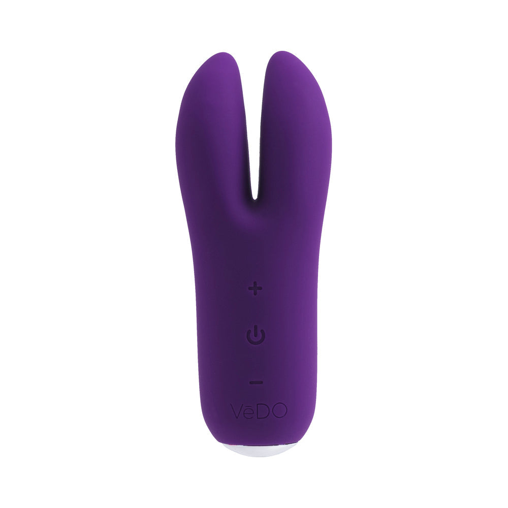 VEDO - KITTI RECHARGEABLE DUAL VIBE DEEP PURPLE