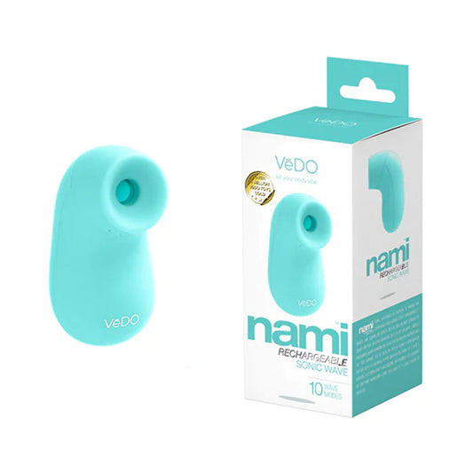 VEDO - VIBRADOR SÓNICO RECARGABLE NAMI TEASE ME TURQUESA