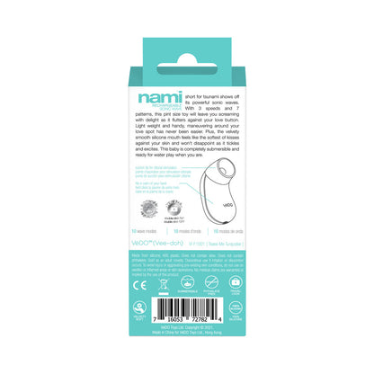 VEDO NAMI RECHARGEABLE SONIC VIBE TEASE ME TURQUOISE