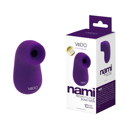 VEDO - NAMI VIBRADOR SÓNICO RECARGABLE MORADO OSCURO