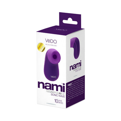 VEDO - NAMI VIBRADOR SÓNICO RECARGABLE MORADO OSCURO