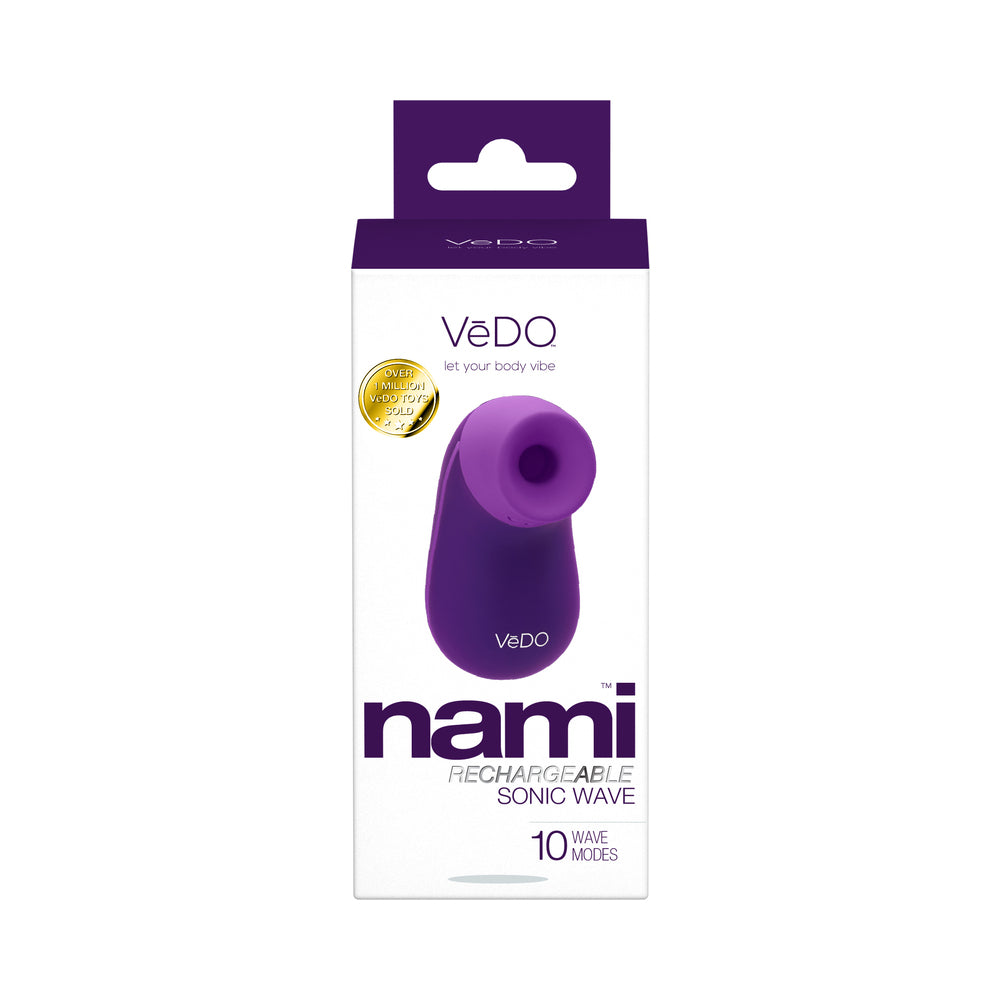 VEDO - NAMI VIBRADOR SÓNICO RECARGABLE MORADO OSCURO