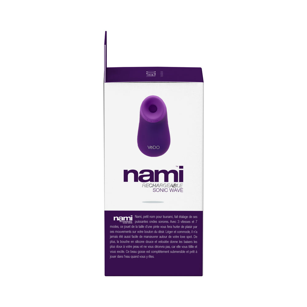 VEDO - NAMI VIBRADOR SÓNICO RECARGABLE MORADO OSCURO